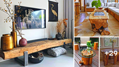 29 Beautiful and Inspiring Home Decor Ideas With “Natural Wood”