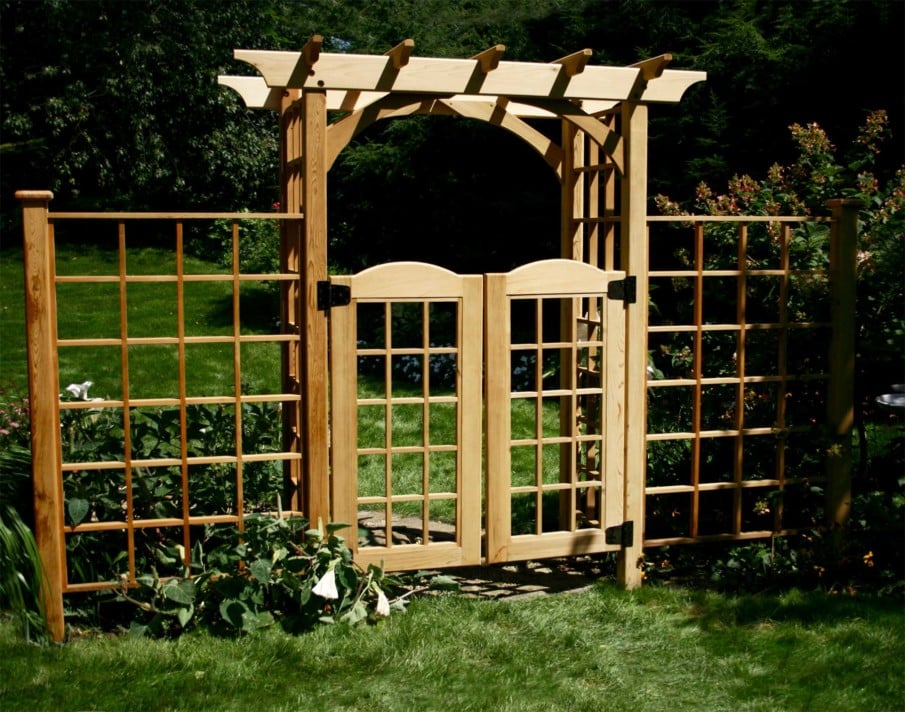 Arbor Gate with Wings from fifthroomcom
