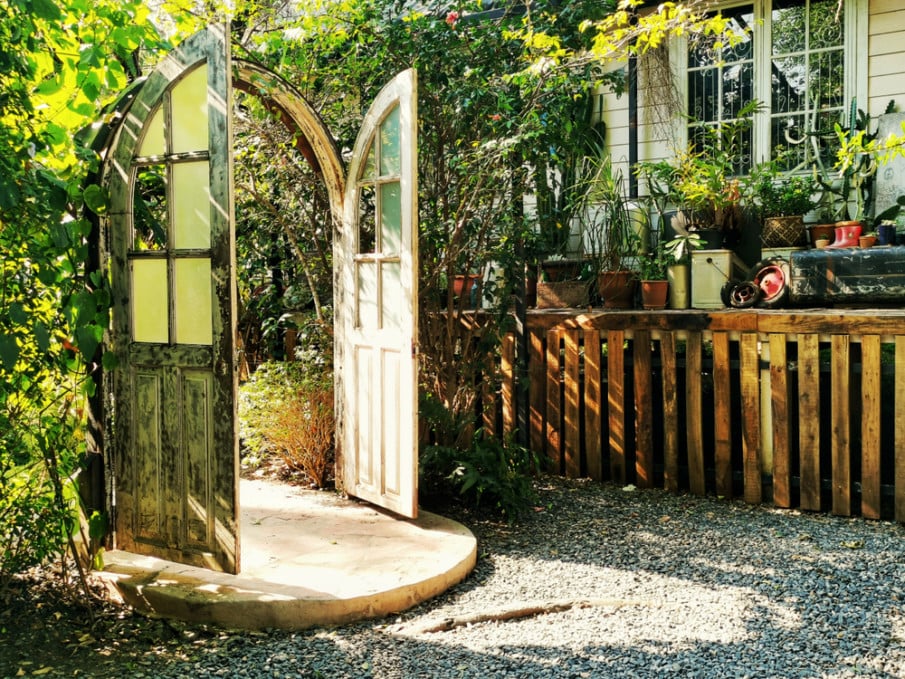 Enchanted garden entry ideas